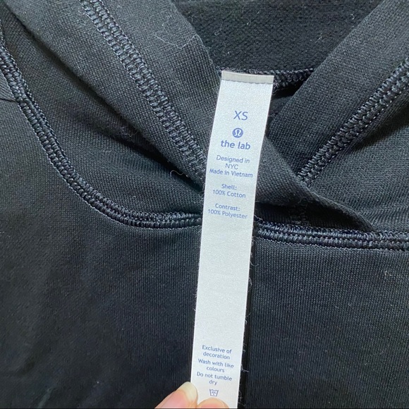 RARE Lululemon The Lab Black Hoodie - Picture 4 of 6